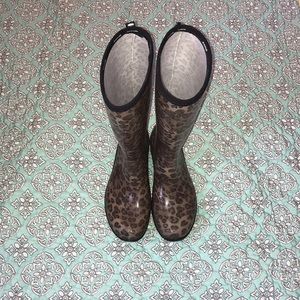 Cheetah Rainboots
